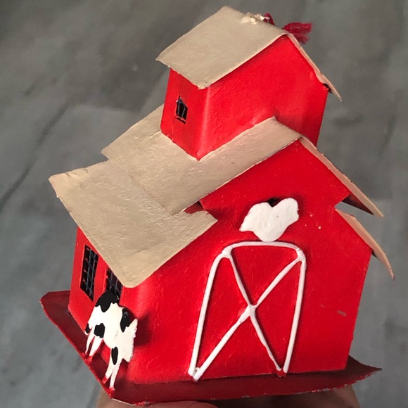 Handcrafted ornament. Tin barn - Picture 7 of 8